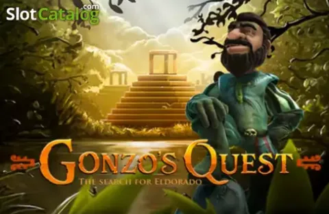Gonzo's Quest, conquistador, cascades pierres