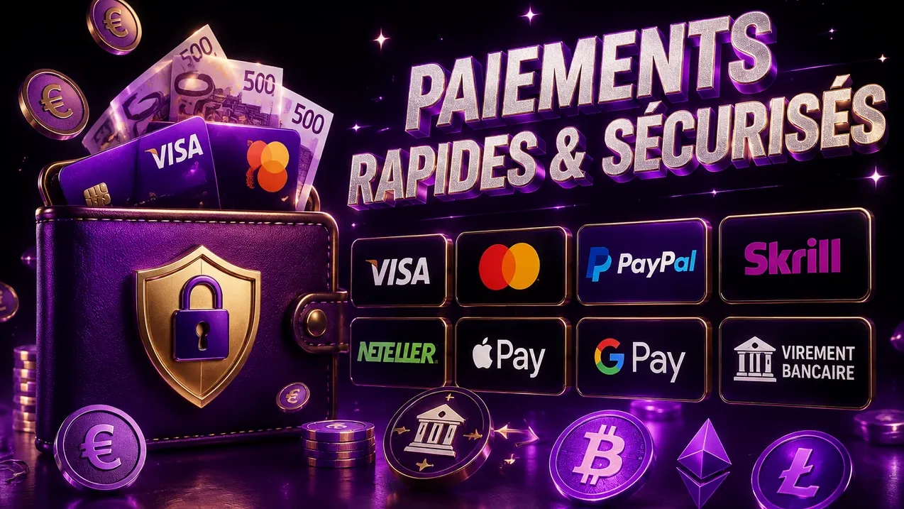 Méthodes de paiement Westace Casino — Dépôts et retraits sécurisés en euros
